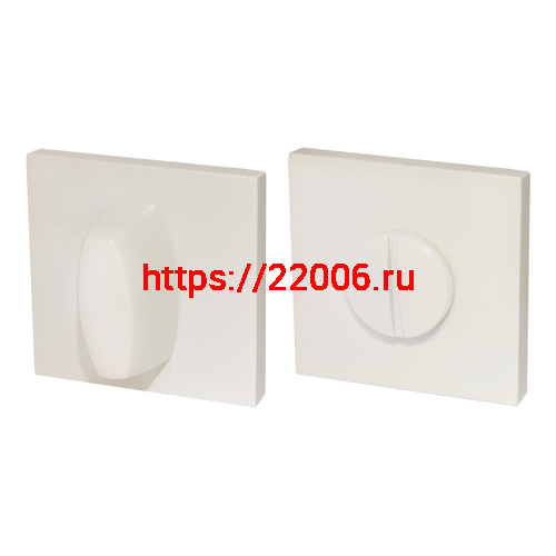 Ручка Armadillo (Армадилло) поворотная BK6.K.USS52 (WC-BOLT BK6 USS) WH-19 белый Ручка Armadillo (Армадилло) поворотная BK6.K.USS52 (WC-BOLT BK6 USS) WH-19 белый