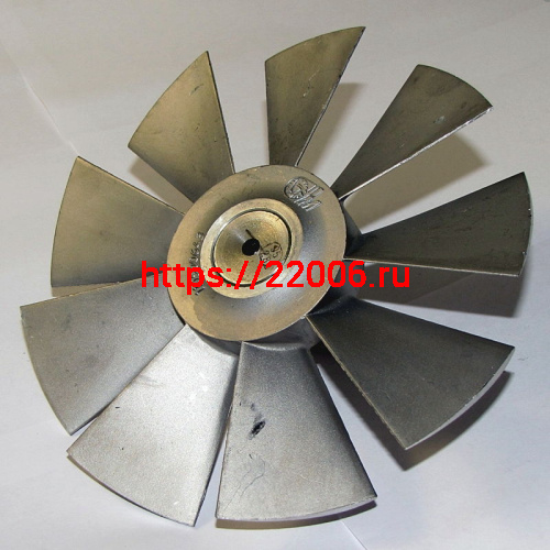 Крыльчатка Буран (110500640) аллюминевая (ЗАВОД) фото 2