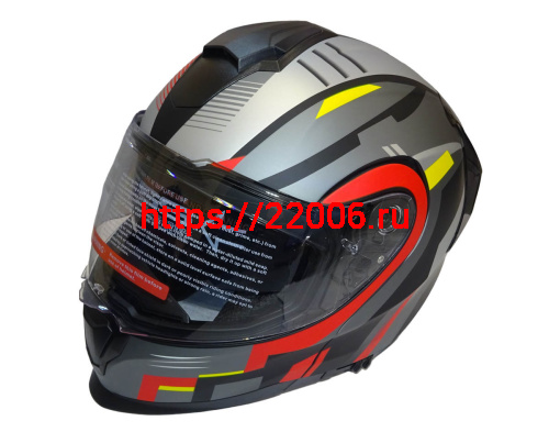 Шлем модуляр FALCON FL918, размер S, с очками, (уп. 6 шт.) Шлем модуляр FALCON FL918, размер S, с очками, (уп. 6 шт.)